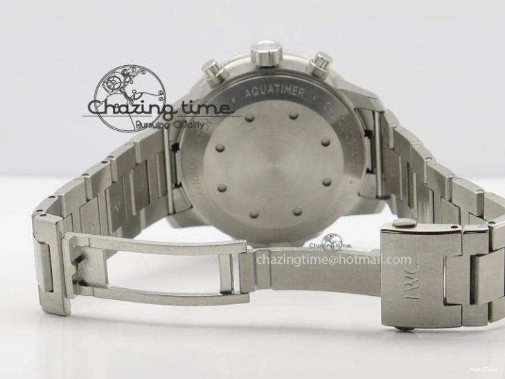 MIROTIME 0228 Versatile Aquatimer Chrono IW376803 V6F 1:1 Best Edition White Dial On SS Bracelet A 7359